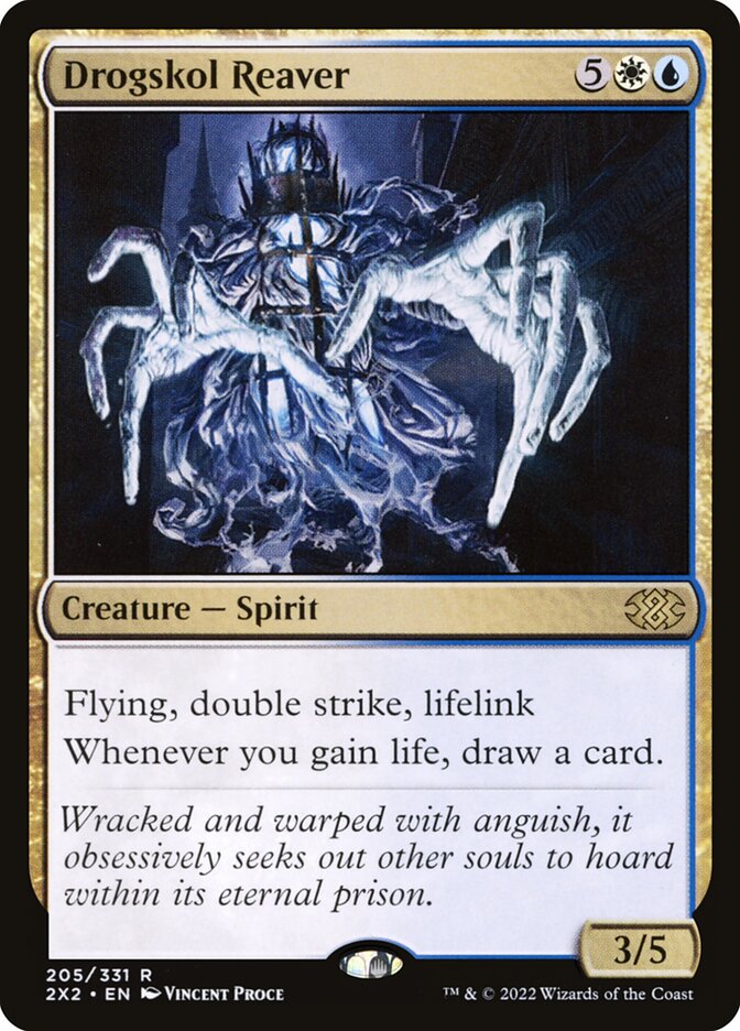 double card draw mtg Well of Ideas [Double Masters] Draw a card Does Double Strike trigger two
