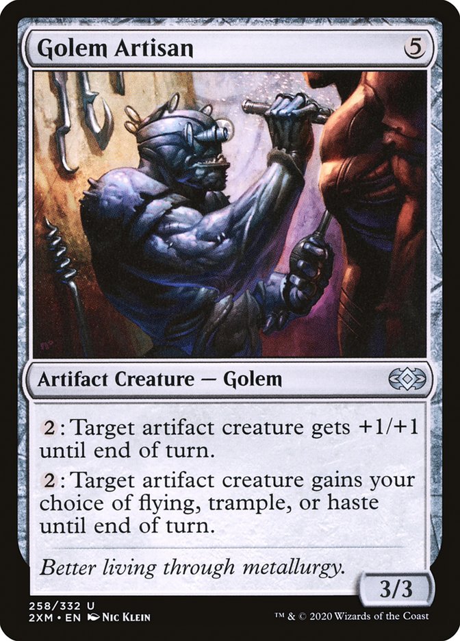 Magic the Gathering MTG Golem Artisan (258) Double Masters NM