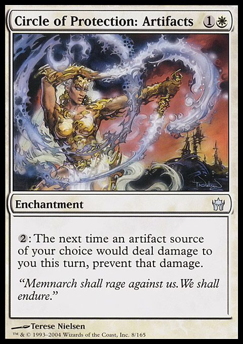 Magic the Gathering MTG Circle of Protection: Artifacts (8) Fifth Dawn LP