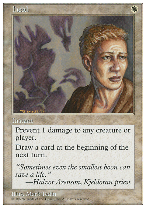mtg healing cards Heal, 43 cards