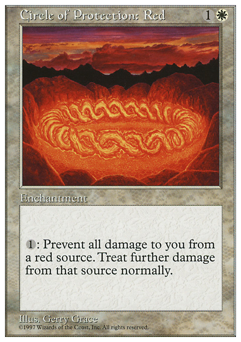 mtg protection from red cards Circle of Protection: Red | 9th Edition | Modern