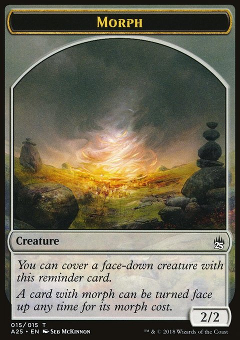 mtg cards with morph Token (2/2) by Peter Mohrbacher All cards will be carefully packed for safe transit o:morph Scryfall Magic: The