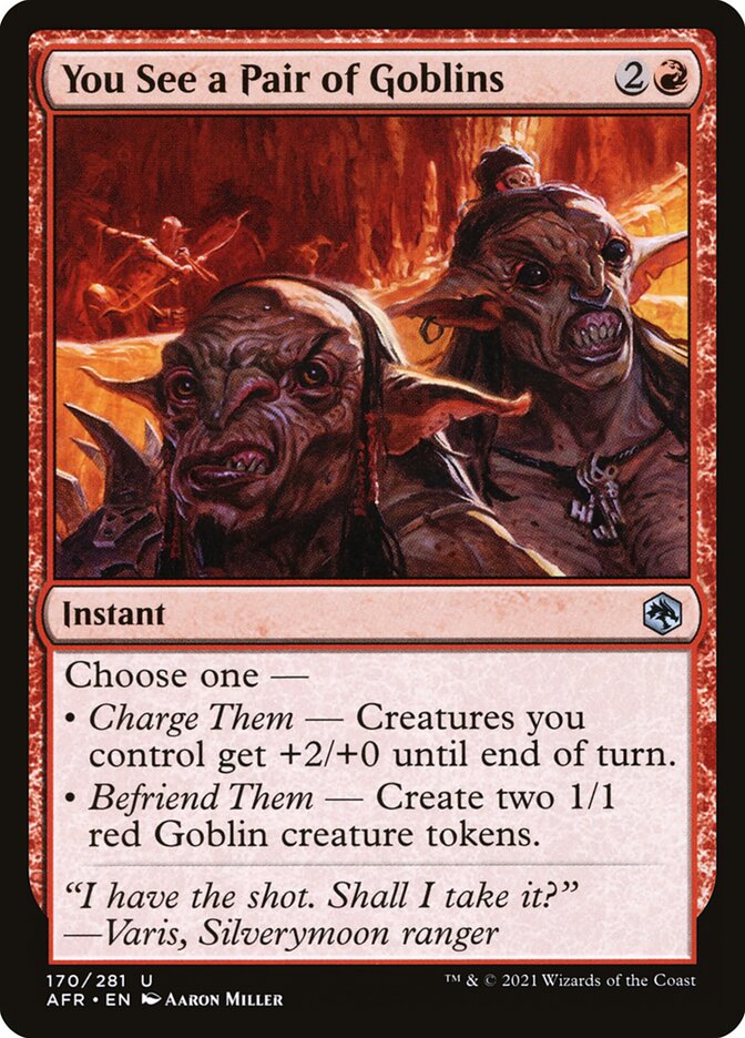 goblin mtg cards Magic the Gathering [162] DUEL DECKS: MERFOLK VS. GOBLINS Single Card