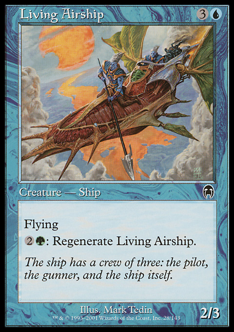 Magic the Gathering MTG Living Airship (28) Apocalypse LP | eBay