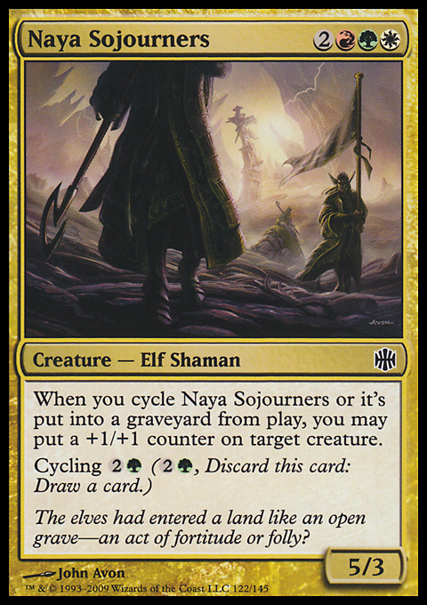 MtG Alara Reborn Common Foil Naya Sojourners #122