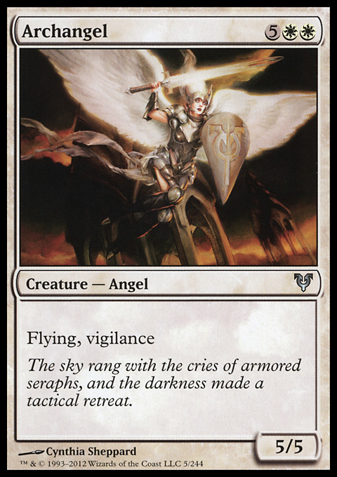 archangel mtg card Magic: The Gathering - Avacyn (1) Flash Flying MTG card from clever new