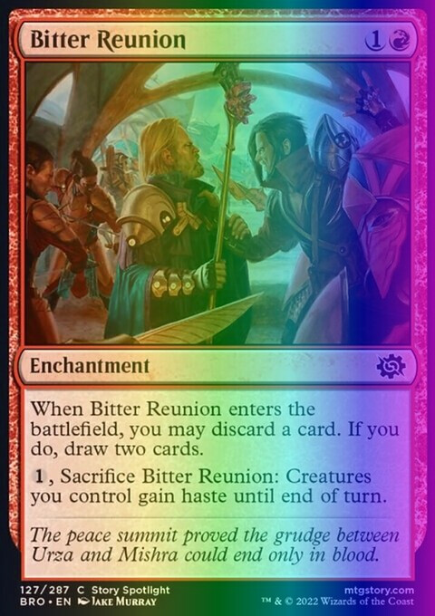 MTG Magic the Gathering Bitter Reunion (127/416) The Brothers' War