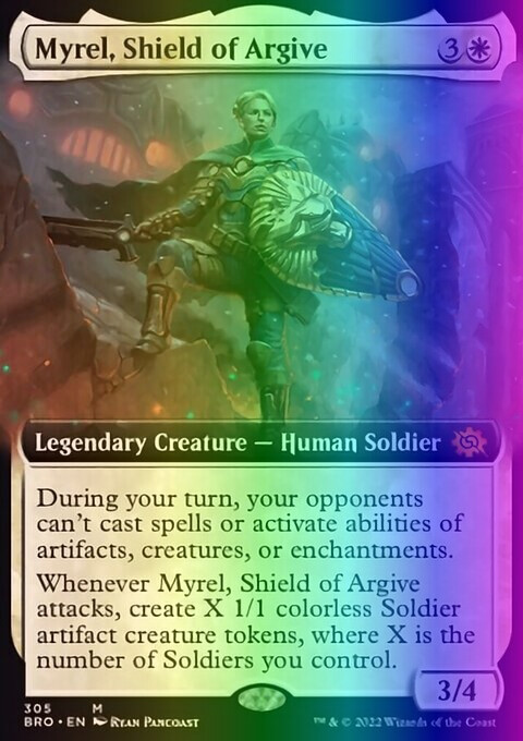 MTG Myrel, Shield of Argive (305/416) The Brothers' War LP FOIL | eBay