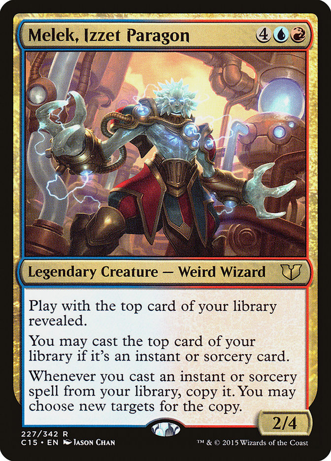 best mtg cards 2015 MTG Magic the Gathering Melek, Izzet Paragon (227/392) Commander 2015 LP