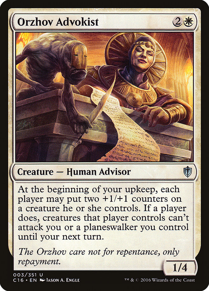 Orzhov Advokist [Commander 2016] Damaged