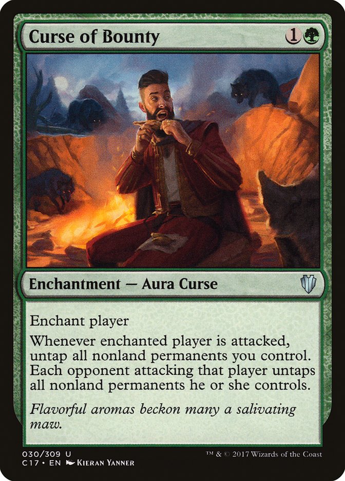 MTG Magic the Gathering Curse of Bounty (30/332) Commander 2017 LP
