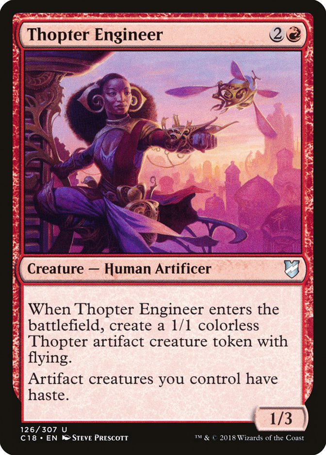 Magic the Gathering MTG Thopter Engineer (126) Commander 2018 LP | eBay