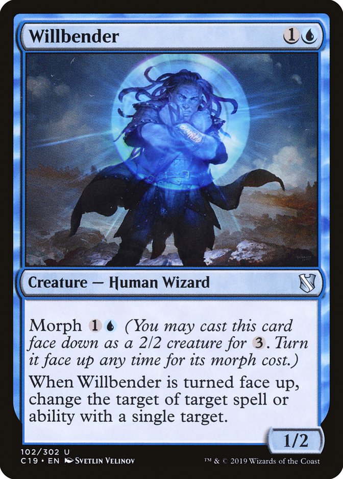 mtg change card name Magic the Gathering MTG Willbender (102) Commander 2019 LP
