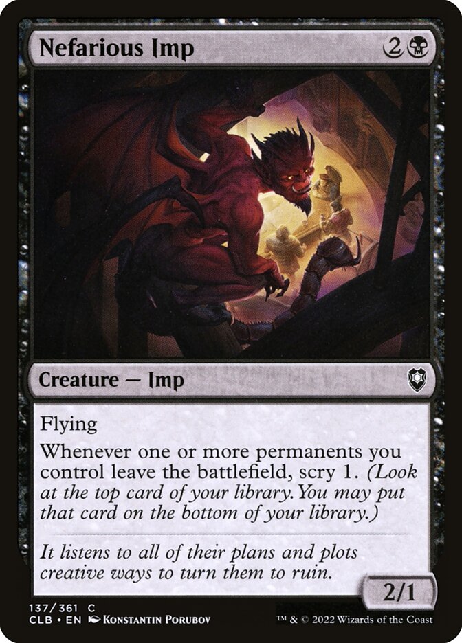 mtg imp cards Legal in Legacy, Rarity: R, Rules Text: Imp, 3 cards