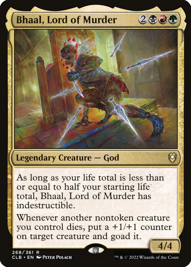 MTG Bhaal, Lord of Murder (268) Commander Legends Battle for Baldur's Gate NM | eBay MTG Bhaal, Lord of Murder (268) Commander Legends Battle for Baldur's Gate NM | eBay