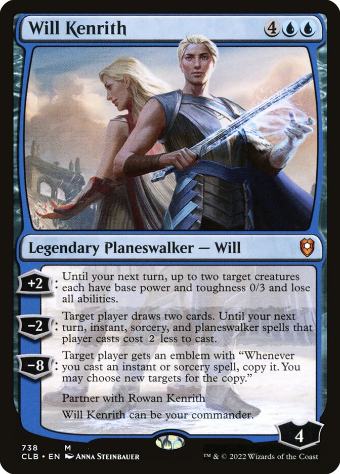 MTG Will Kenrith (738/1080) Commander Legends Battle for Baldur's Gate LP MTG Will Kenrith (738/1080) Commander Legends Battle for Baldur's Gate LP