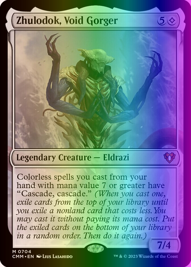 MTG Zhulodok, Void Gorger (704/1173) Commander Masters NM
