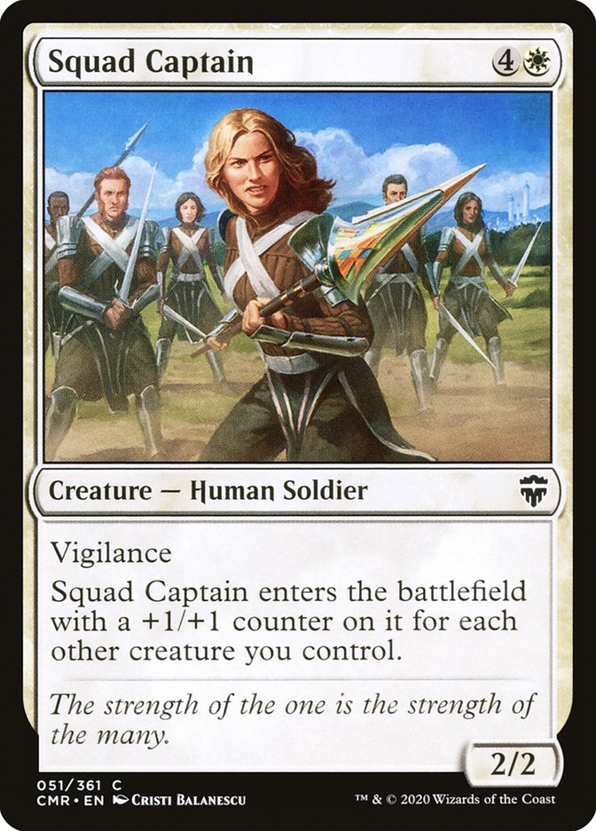 cards with squad mtg Squad Captain (foil)
