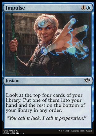 Impulse [Duel Decks: Speed vs. Cunning] Damaged