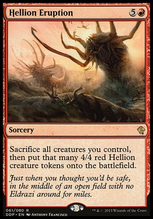 Magic the Gathering MTG Hellion Eruption (61) DD Zendikar vs. Eldrazi LP |  eBay