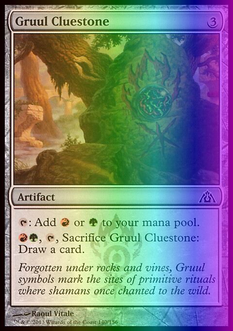 Magic the Gathering MTG Gruul Cluestone (140) Dragon's Maze LP FOIL | eBay