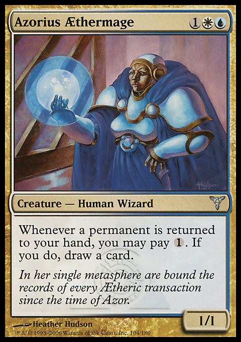 Magic the Gathering MTG Azorius Aethermage (104) Dissension