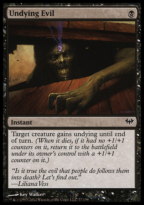 MTG Magic the Gathering Undying Evil (77/175) Dark Ascension LP | eBay