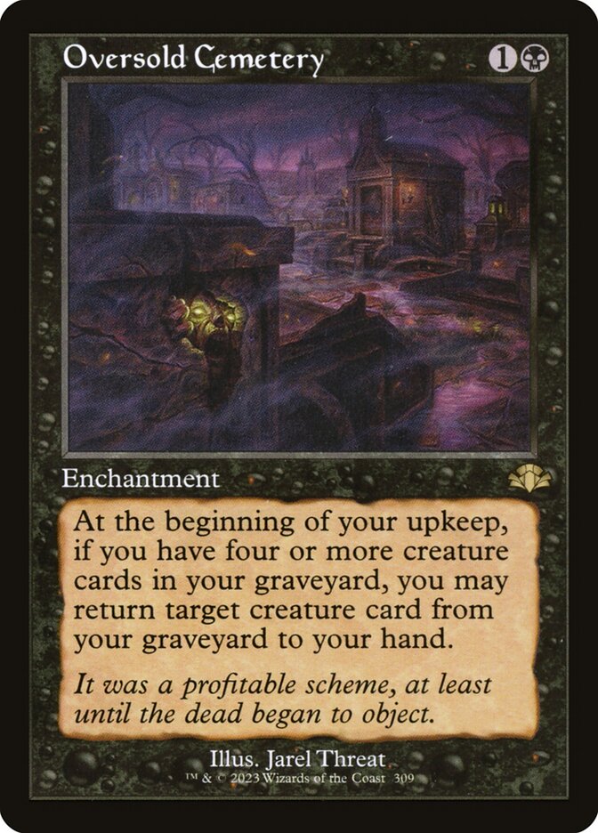 MTG Magic the Gathering Oversold Cemetery (309/481) Dominaria