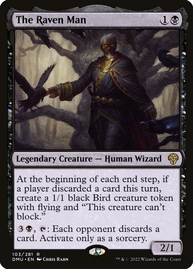 MTG Magic the Gathering The Raven Man (103/552) Dominaria United LP | eBay MTG Magic the Gathering The Raven Man (103/552) Dominaria United LP | eBay