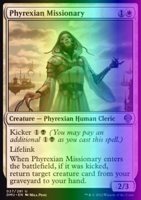 MTG Magic the Gathering Phyrexian Missionary (27/552) Dominaria United LP FOIL | eBay MTG Magic the Gathering Phyrexian Missionary (27/552) Dominaria United LP FOIL | eBay