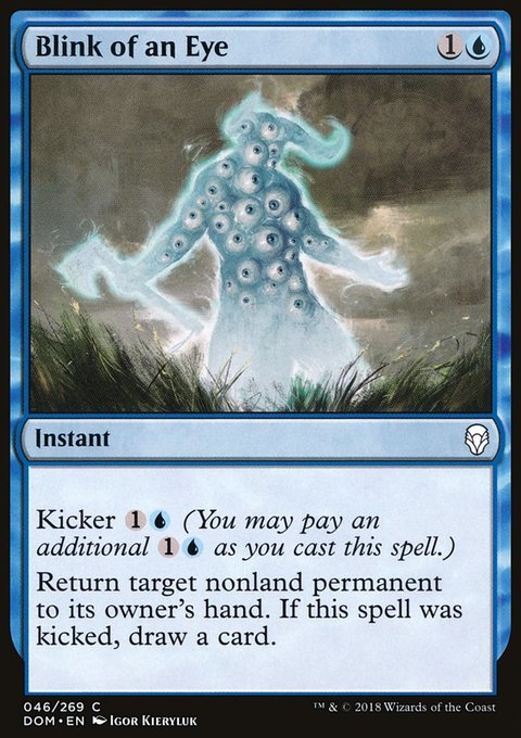 Magic the Gathering Dominaria Common Foil Blink of an Eye #46