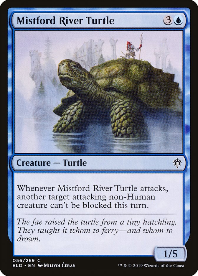 Mistford River Turtle [Throne of Eldraine] Heavily Played