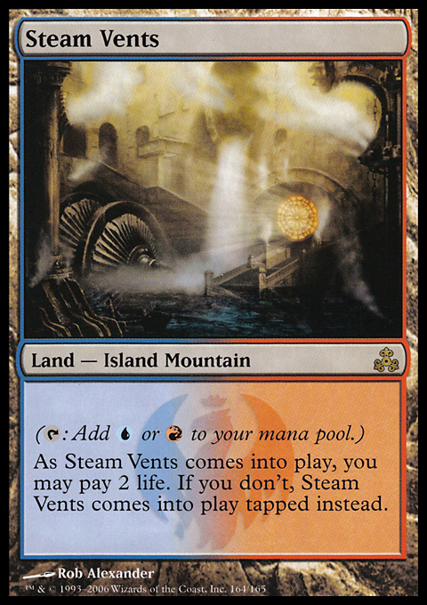 【美品】MTG 蒸気孔 / Steam Vents [EXP] Foil ミントモール / MINT GAMES MTG(東日本橋) / 【CLU】【ENG