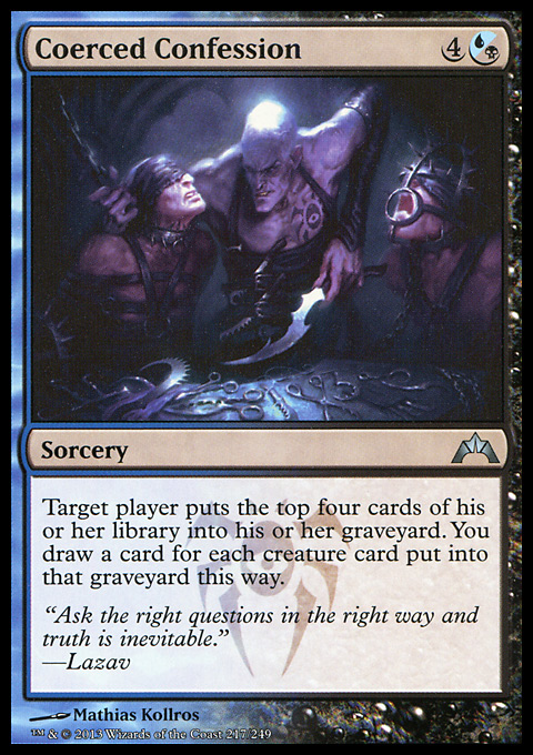 Magic the Gathering MTG Coerced Confession (217) Gatecrash LP | eBay Magic the Gathering MTG Coerced Confession (217) Gatecrash LP | eBay
