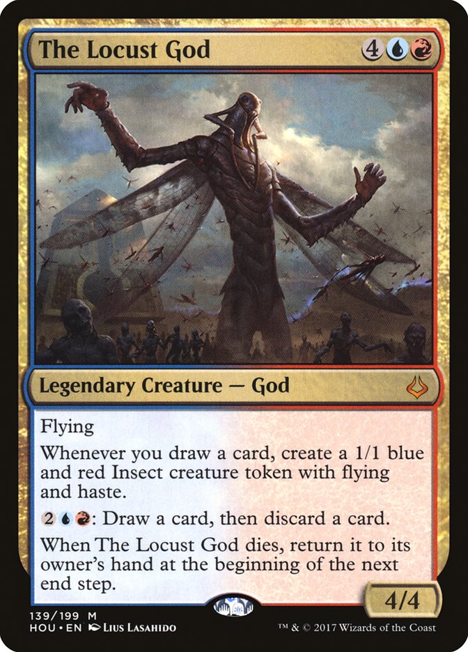 mtg hour of devastation god cards The Scarab [Hour Devastation] Each opponent loses 3 life unless that player sacrifices a nonland permanent or discards a card. MTG Tragic Lesson Hour of