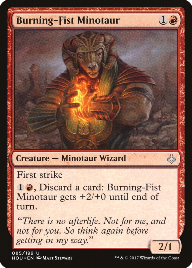 mtg minotaur cards MTG MTG 4X Target Minotaur (A) NM Unstable cards Magic The Gathering –  Omniphustoys main image 1