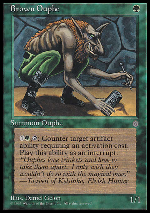 Magic the Gathering [011] ICE AGE Single Card - 041/383 : Brown Ouphe
