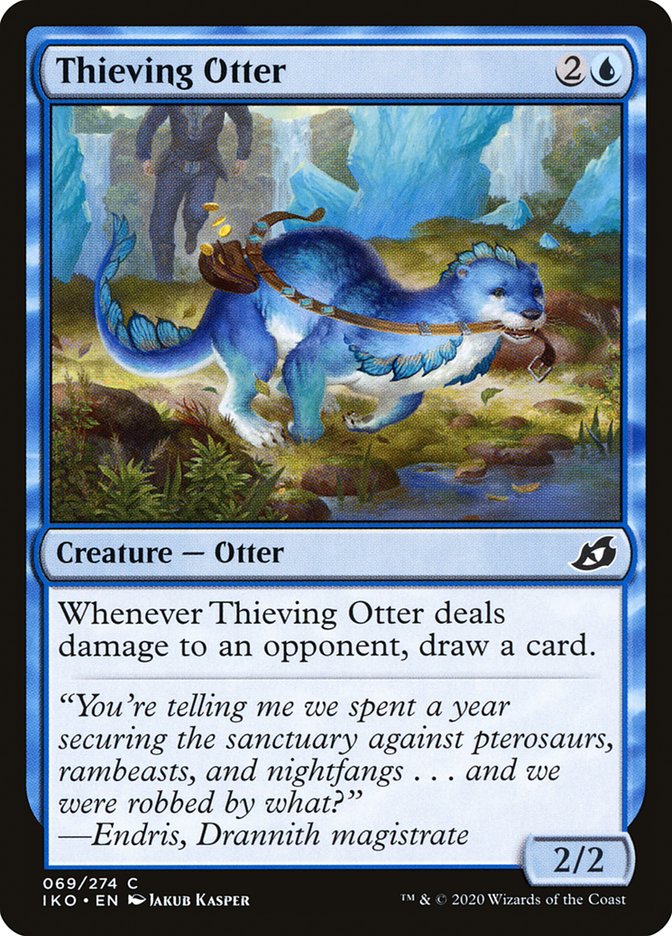MTG Magic the Gathering Thieving Otter (69/434) Ikoria Lair of Behemoths LP  | eBay