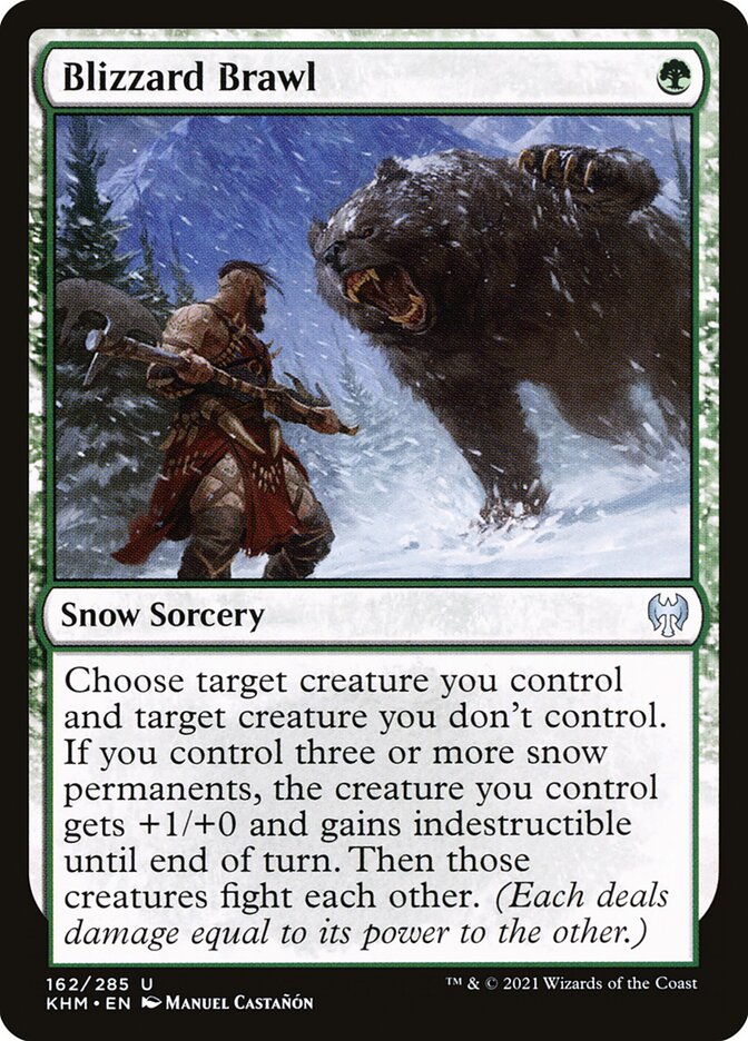 brawl cards mtg Magic The Gathering Throne of Eldraine Deck Wild Bounty : Toys & Games If you control three or more snow permanents MTG Best Brawl staple cards-