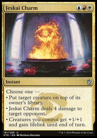 Magic the Gathering MTG Jeskai Charm (181) Khans of Tarkir NM | eBay Magic the Gathering MTG Jeskai Charm (181) Khans of Tarkir NM | eBay