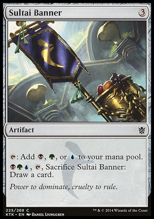 MtG Khans of Tarkir Common Foil Sultai Banner #225