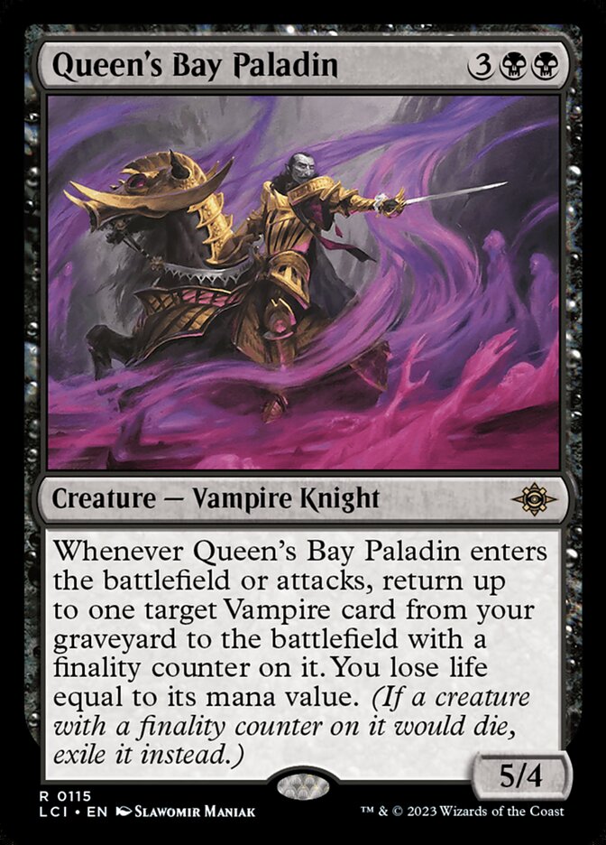 Magic The Gathering The Lost Caverns of Ixalan Rare Queen's Bay Paladin #115