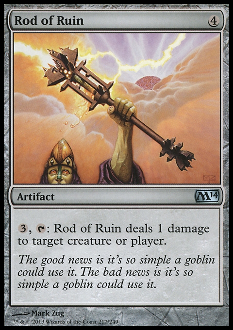 Magic the Gathering MTG Rod of Ruin (217) Magic 2014 LP | eBay
