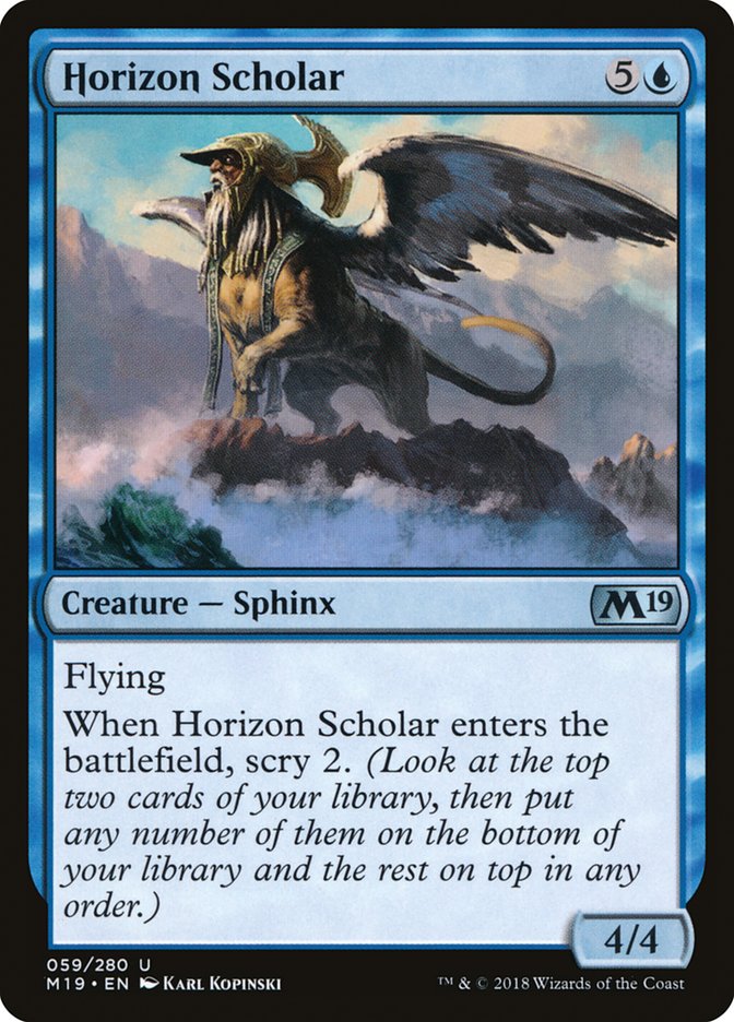 Magic the Gathering MTG Horizon Scholar (59) Core Set 2019 NM | eBay