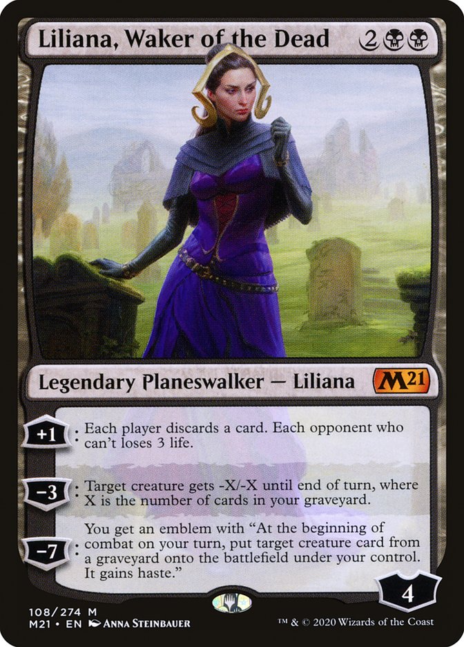 Magic the Gathering MTG Liliana, Waker of the Dead (108