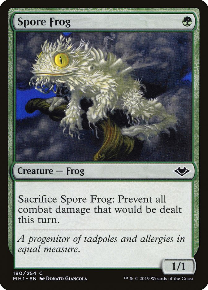 Magic the Gathering MTG Spore Frog (180) Modern Horizons LP | eBay