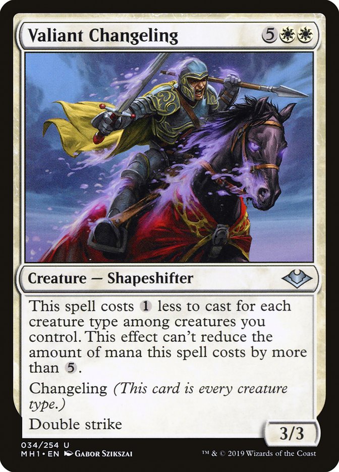 mtg changeling cards - All with Changeling Changelings cannot resist the draw of a new shape Rules Text: Changeling, Colors: Blue,