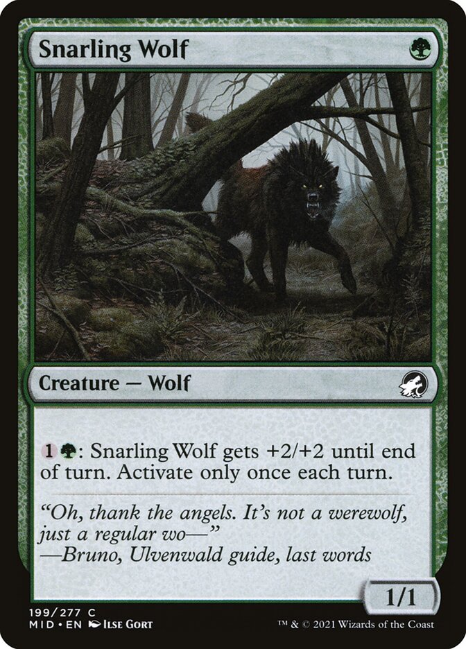 mtg wolf cards Rules Text: Wolf, Subtype: Elf, 8 and up to one without Tundra Wolves - Creature -