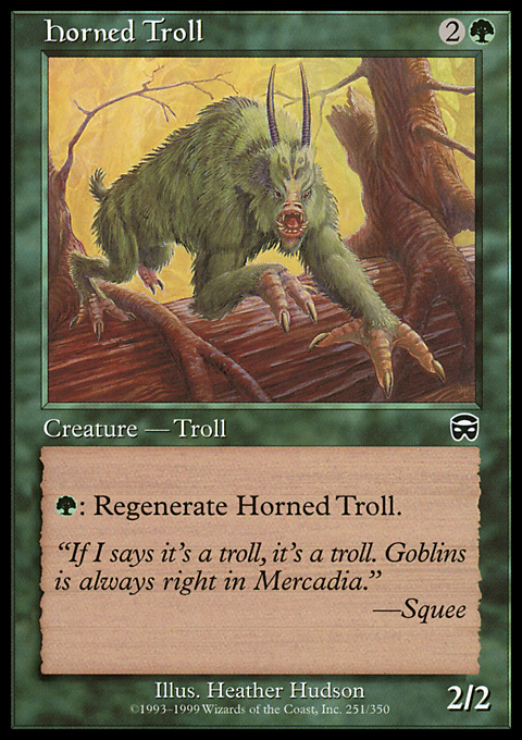 Horned Troll (foil) Horned Troll (foil)