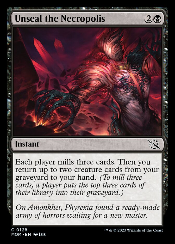 MTG Magic the Gathering Unseal the Necropolis (128/548) March of the  Machine LP